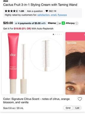 Dae Cactus Fruit 3-in-1 Styling Cream